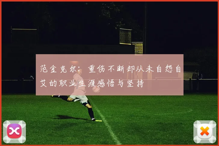 范金克尔：重伤不断却从未自怨自艾的职业生涯感悟与坚持