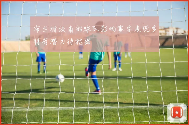 布兰特谈南部球队影响赛季表现多特有潜力待挖掘